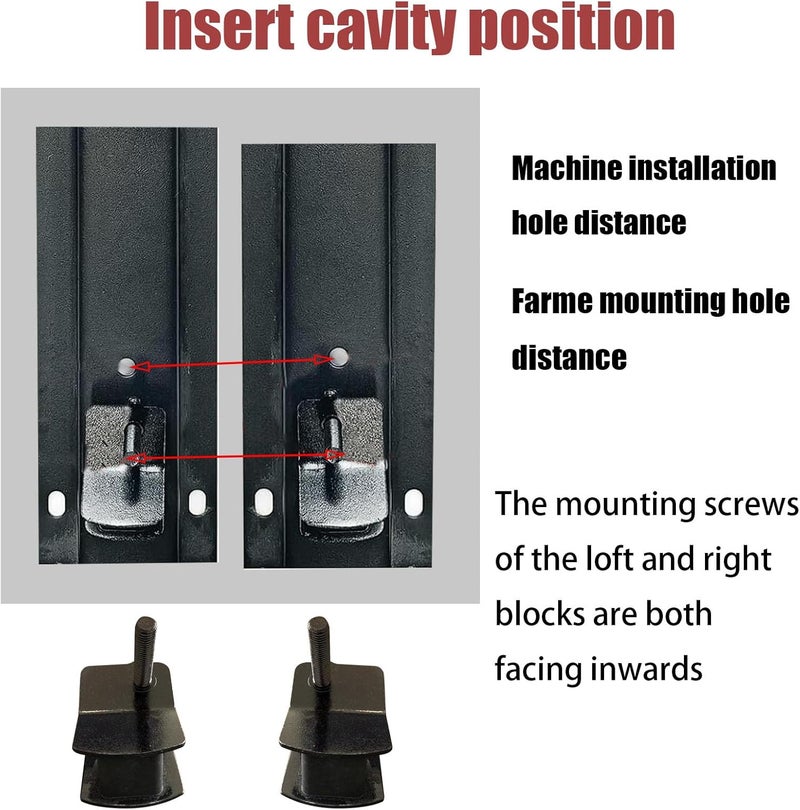 TKCBCD Store 2000w 3000w 3500w 4000w 4750w Anti Vibration Rubber Mount Compatible with Champion Firman Predator Open-Frame Generators Shock-Absorbing Feet 4 Pcs (2 Left and 2 Right) - Image 5